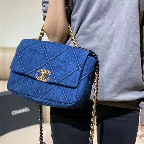 chanel denim handbags 2015|chanel 19 handbag denim.